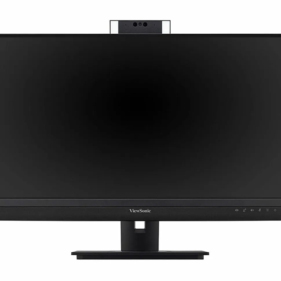 ViewSonic VG2757V-2K 27 Inch 1440p Video Conference Docking Monitor with Windows Hello Compatible IR Webcam, Advanced Ergonomics, and 90W USB C
