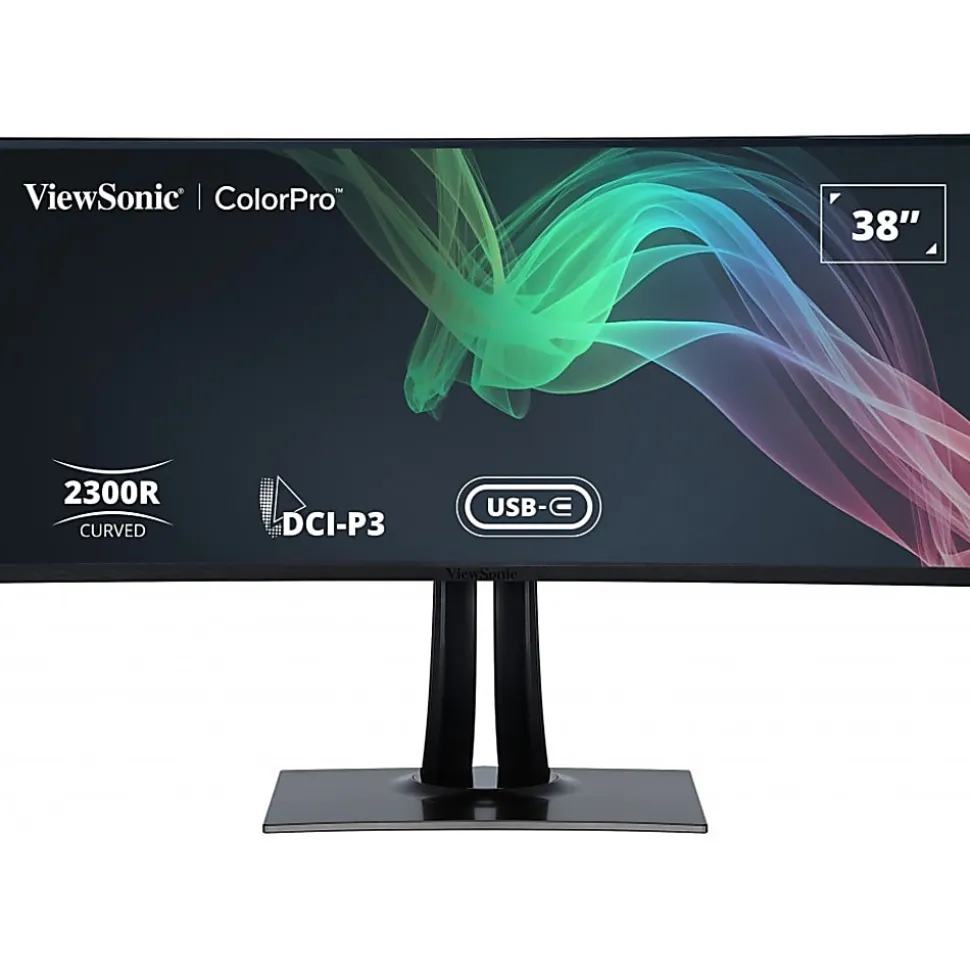 ViewSonic® VP3881A 38" IPS WQHD+ Curved Ultrawide Monitor