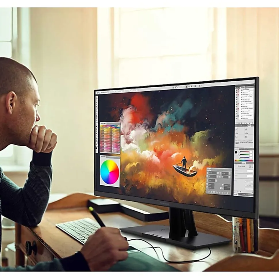 ViewSonic® VP2756-4K 27" Premium IPS 4K HD Ergonomic Monitor