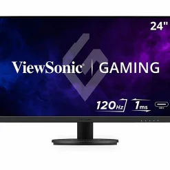 ViewSonic VX2416A 24 Inch 1080p 1ms 120Hz IPS Gaming Monitor with Eye Care, USB C, HDMI 1.4, and DisplayPort Inputs - VX2416A