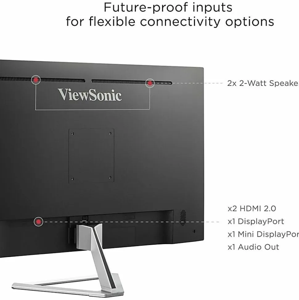 ViewSonic® VX3276-4K-MHD 32" 4K UHD Monitor