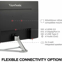 ViewSonic® VX2776-4K-MHDU 27