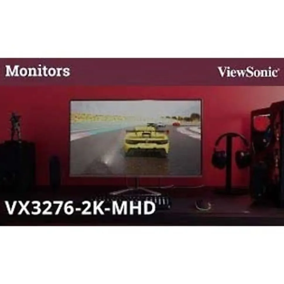 ViewSonic® VX3276-2K-MHD 32" Widescreen IPS HD Monitor