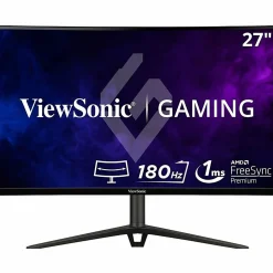 ViewSonic® VX2718-2KPC-MHD 27” QHD LCD 1ms 180Hz Curved Gaming Monitor, FreeSync Premium