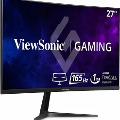 ViewSonic® VX2718-2KPC-MHD 27” QHD LCD 1ms 180Hz Curved Gaming Monitor, FreeSync Premium