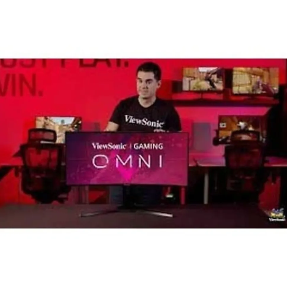 ViewSonic® VX3418-2KPC 34” WQHD LED 1ms 180Hz Gaming Monitor, FreeSync Premium