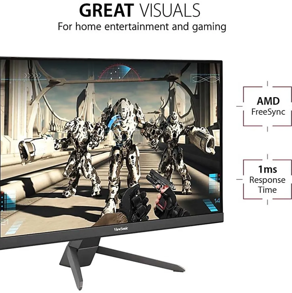 ViewSonic® VX2767-MHD 27" HD Gaming Monitor, FreeSync