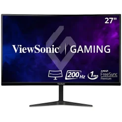 ViewSonic® VX2718-PC-MHD 27" Curved 1ms 180Hz HD Gaming Monitor, FreeSync Premium