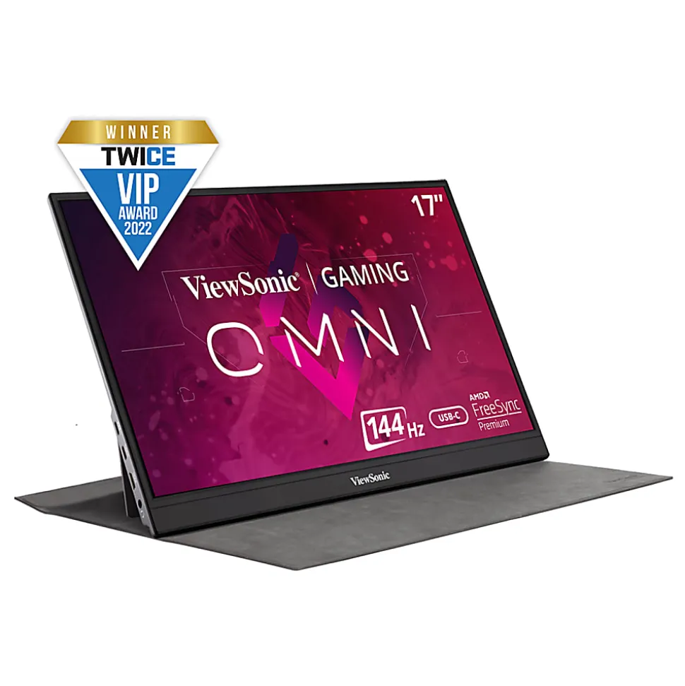ViewSonic® VX1755 17.2" Portable 1080p 144Hz IPS Gaming Monitor, FreeSync Premium