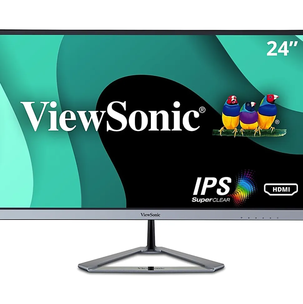 ViewSonic® VX2476-SMHD 23.7" FHD LED LCD Monitor