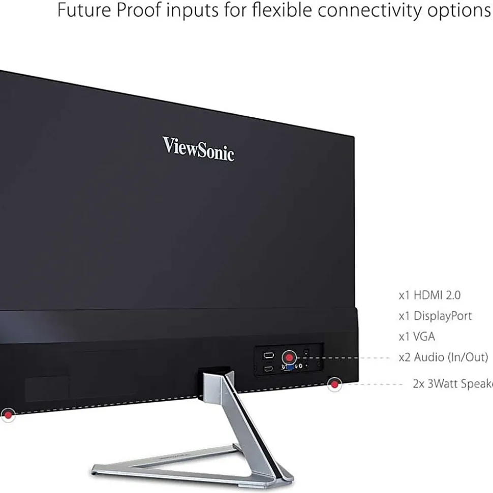 ViewSonic® VX2776-SMHD 27" Widescreen HD LED Monitor