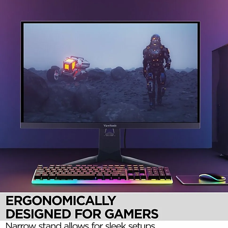 ViewSonic XG275D-4K 27" 4K UHD Gaming Monitor With Switchable Refresh Rate Up to 320Hz, 0.5ms Response Time, AMD FreeSync Premium