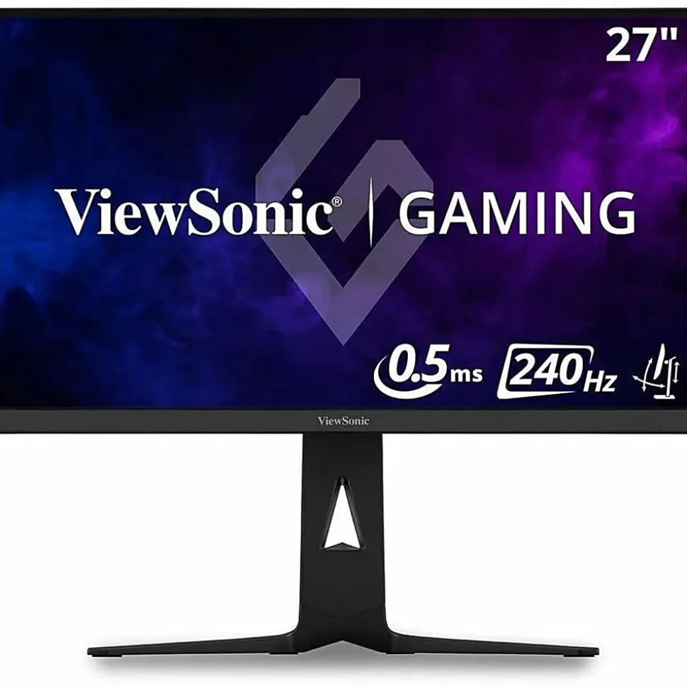 ViewSonic XG2736-2K 27 Inch 1440p 0.5ms 240Hz IPS Gaming Monitor with FreeSync Premium, RGB Lighting, Advanced Ergonomics, HDMI 2.1, DP and 65W US