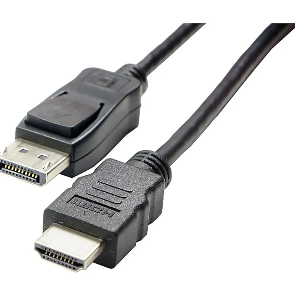 VisionTek HDMI to DisplayPort 1.5M Active Cable (M/M), HDMI to DisplayPort DP 1.5M, 5 Ft