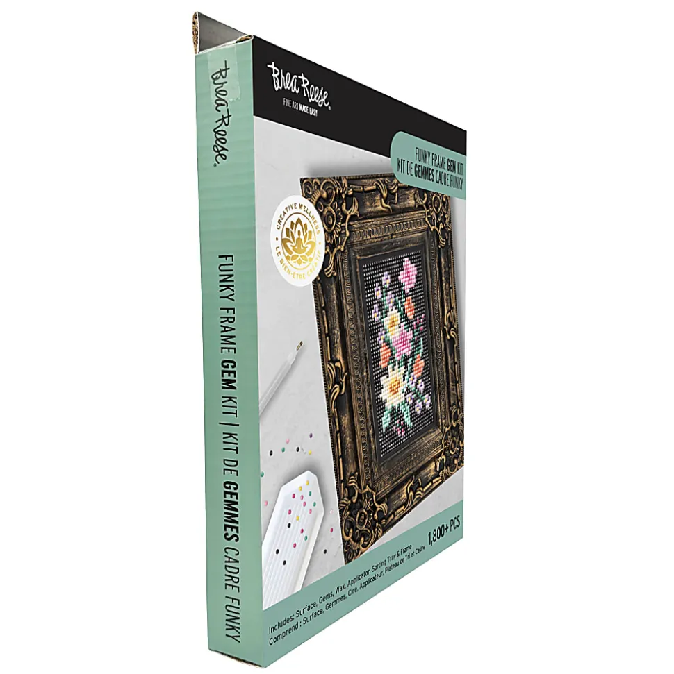 Vivid by Brea Reese® Funky Frame Gem Kit, Flowers