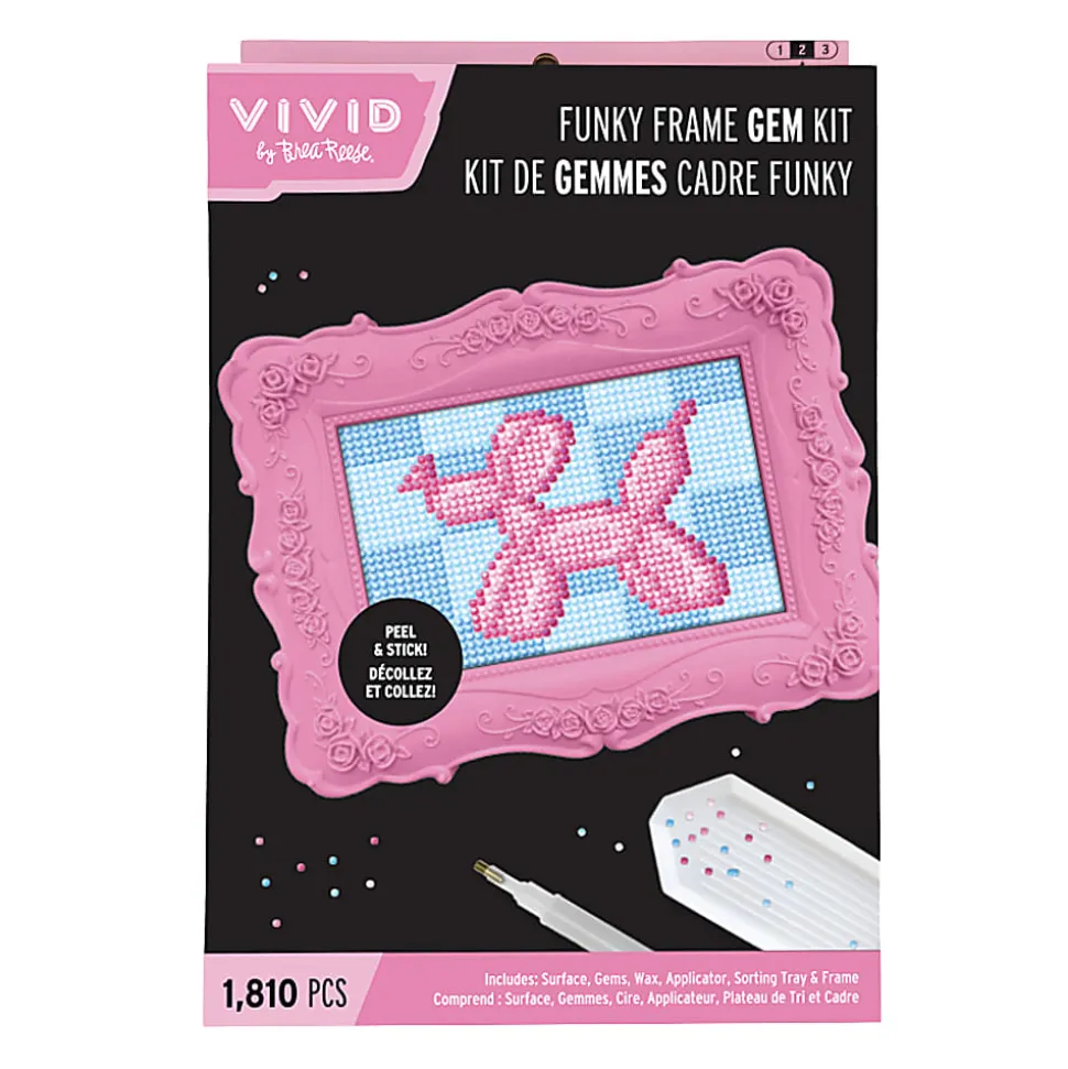 Vivid by Brea Reese® Funky Frame Gem Kit, Balloon Dog