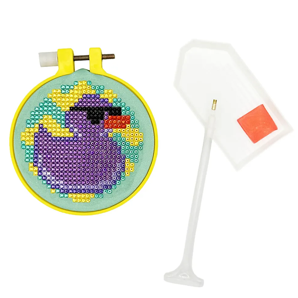 Vivid by Brea Reese® Mini Hoop Gem Art Kit, Rubber Duck, 3-1/2"