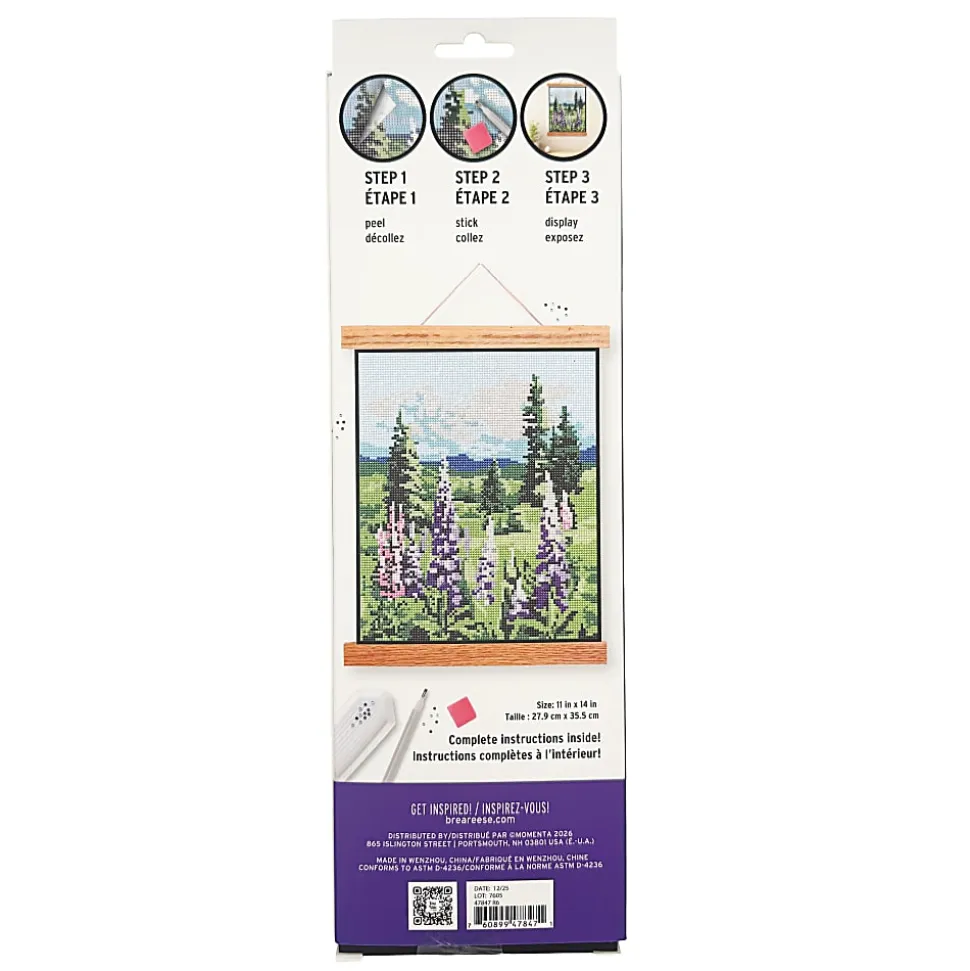 Vivid by Brea Reese® Rolled Canvas Gem Art Kit, Landscape, 11” x 14”