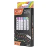 Vivid by Brea Reese® Roller Markers, Medium Point, Assorted Colors, Set Of 6 Markers