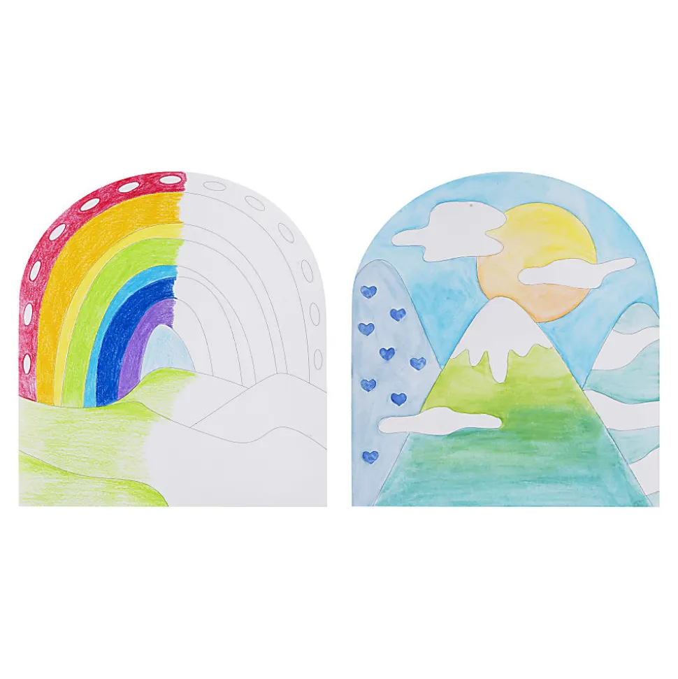 Vivid by Brea Reese® Shaped Mixed Media Paper Pad, 7-1/2" x 9-3/4", Boho, Pad Of 24 Sheets
