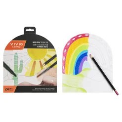 Vivid by Brea Reese® Shaped Mixed Media Paper Pad, 7-1/2