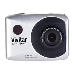 Vivitar® ActionCam 12.1 Megapixel HD Digital Camera, Silver