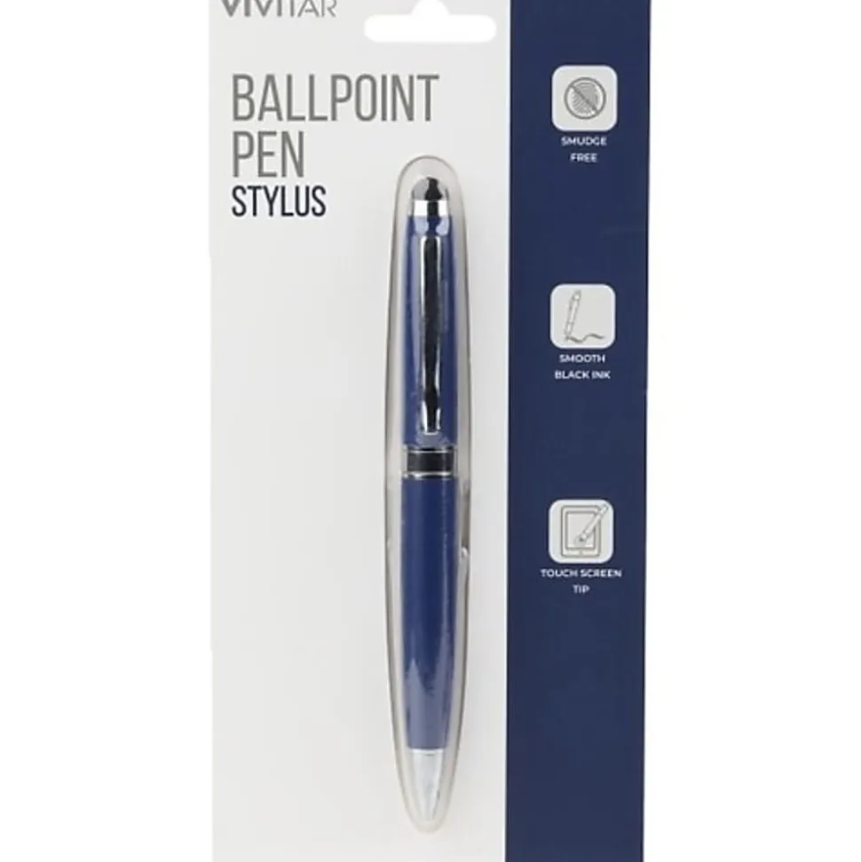 Vivitar Ballpoint Pen Stylus, Navy, NIL7004-NAV-STK-24