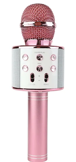Vivitar Bluetooth® Karaoke Microphone, Pink