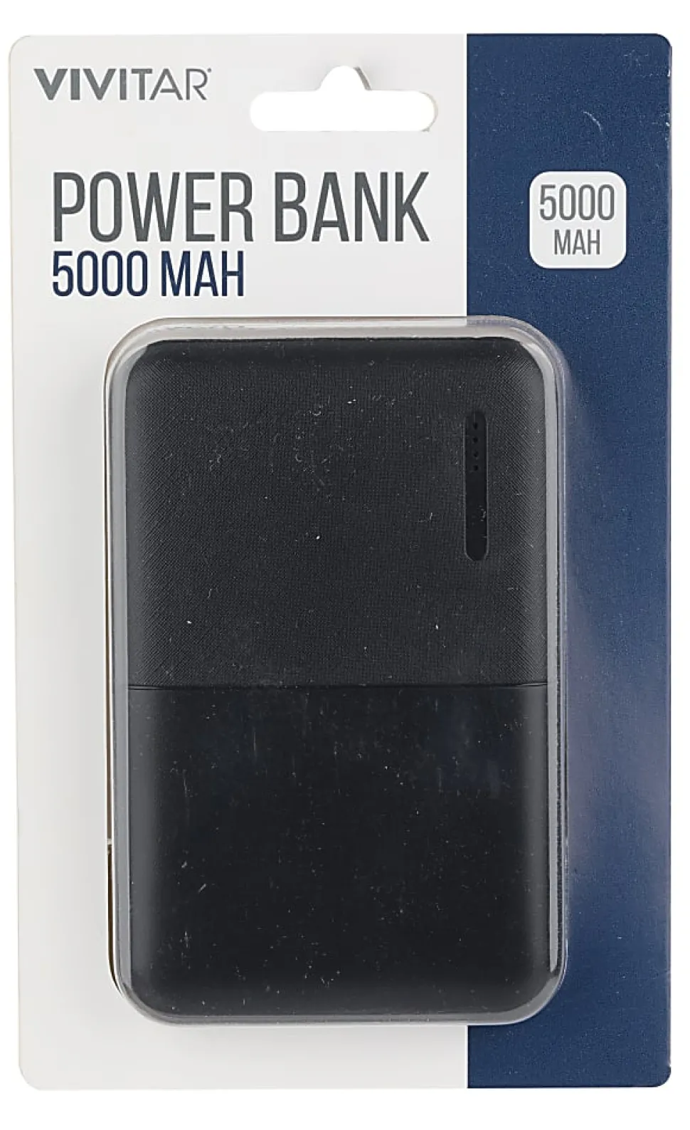 Vivitar 5000mah Power Bank, Black, NIL7002-BLK-STK-24