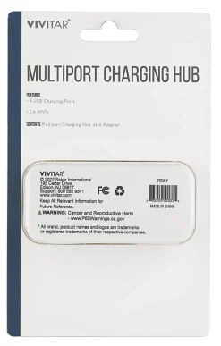 Vivitar Multiport Charging Hub, White, NIL7003-NOC-STK-24