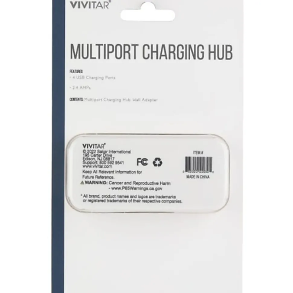 Vivitar Multiport Charging Hub, White, NIL7003-NOC-STK-24