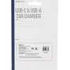Vivitar USB-C And USB-A Car Charger, White, NIL6003-WHT-STK-24