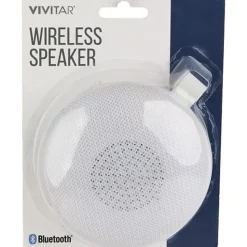 Vivitar Wireless Bluetooth® Speaker, White, NIL8004-WHT-STK-24
