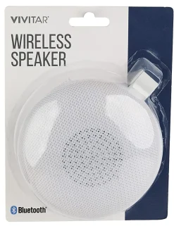 Vivitar Wireless Bluetooth® Speaker, White, NIL8004-WHT-STK-24