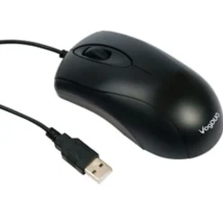 VogDuo™ SM227 Wired Optical Mouse, Black