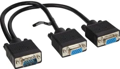 VogDUO VGA Splitter Video Cable - 1 ft VGA Video Cable  - CAM03