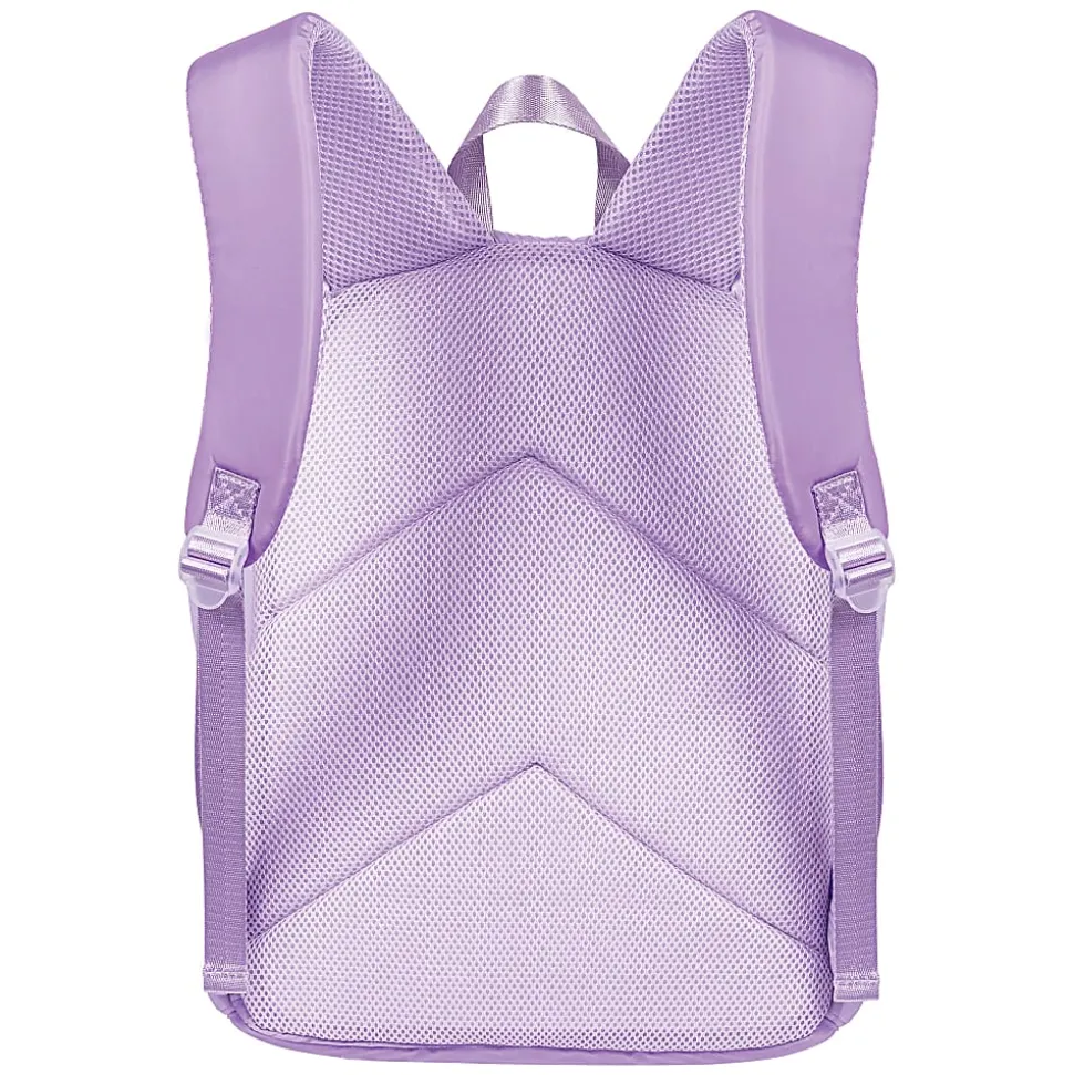 Volkano Quest Crinkle Puffer Backpack And Lunch Kit, Lilac/Glitter