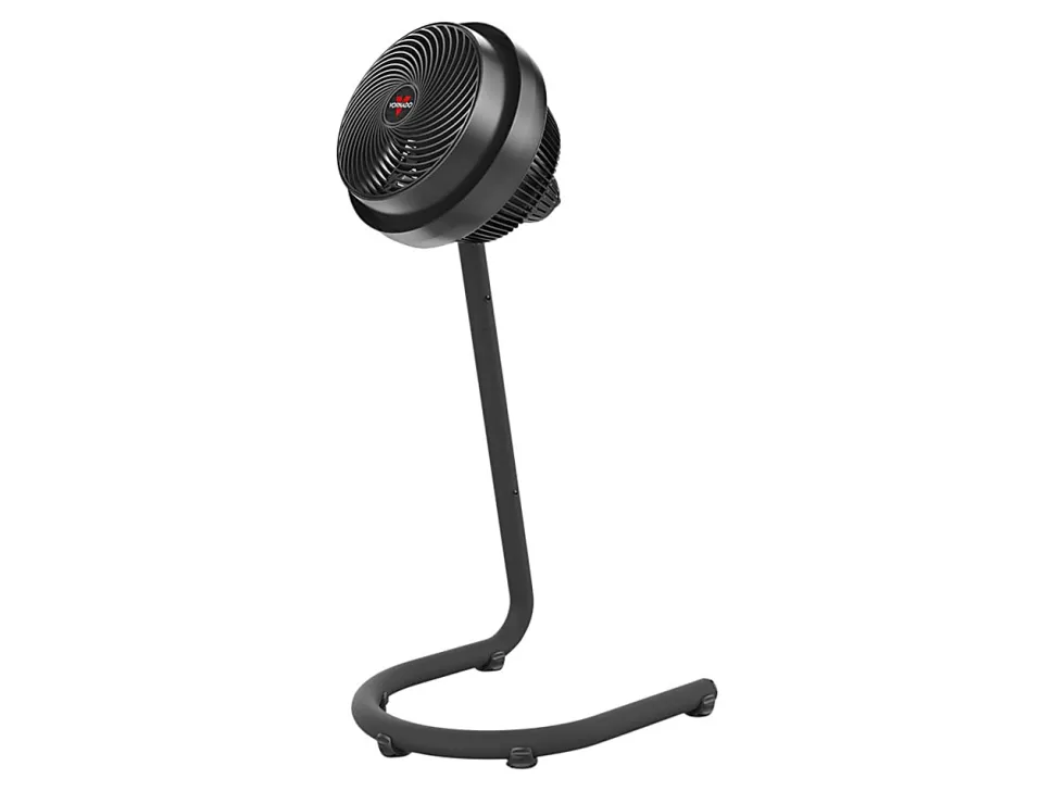 Vornado 693 9” Blade Adjustable Med Stand Air Circulator, 39-1/4”H x 15-3/8”W x 15-3/4”D, Black