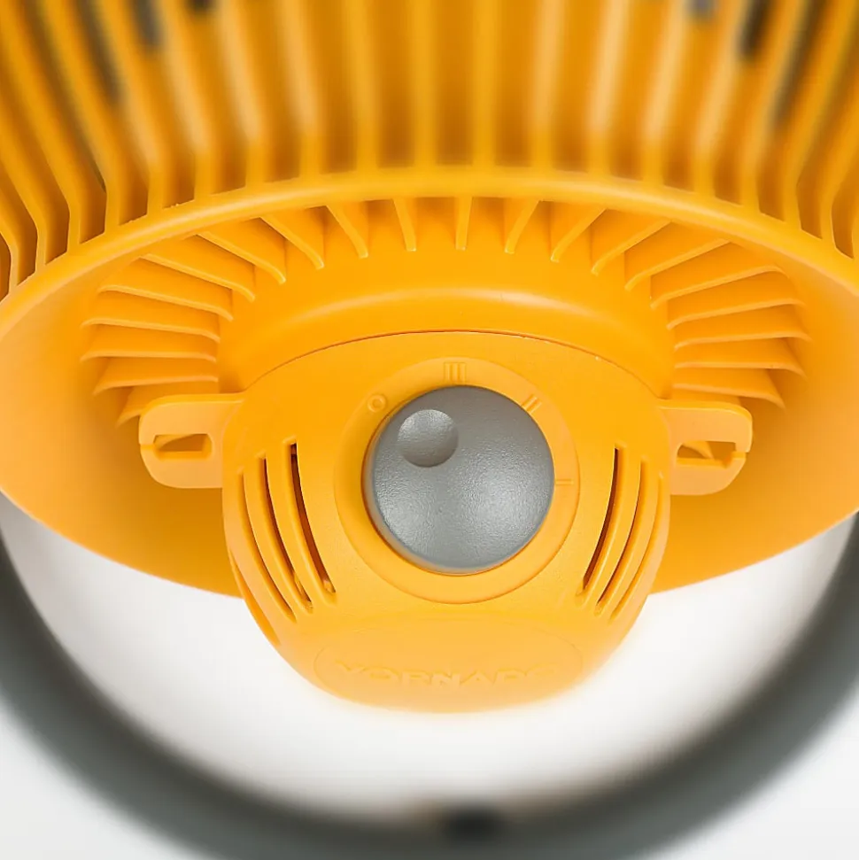 Vornado 293 Heavy-Duty 10-1/4" Blade 3-Speed Large Air Circulator, 17-1/2”H x 16-3/16”W x 15-1/4”D, Yellow