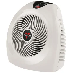 Vornado VH2 1500W Whole Room Heater, 11-15/16”H x 11-11/16”W x 9-1/4”D, White