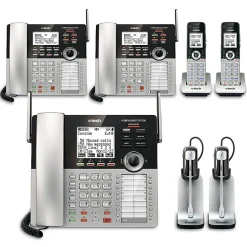 VTech® CM18445 4-Line Small Business Office Phone System, 2 x 3 Bundle
