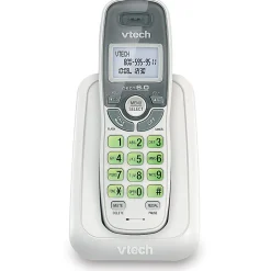 VTech® CS6114 DECT 6.0 Digital Cordless Phone With Caller ID/Call Waiting, White