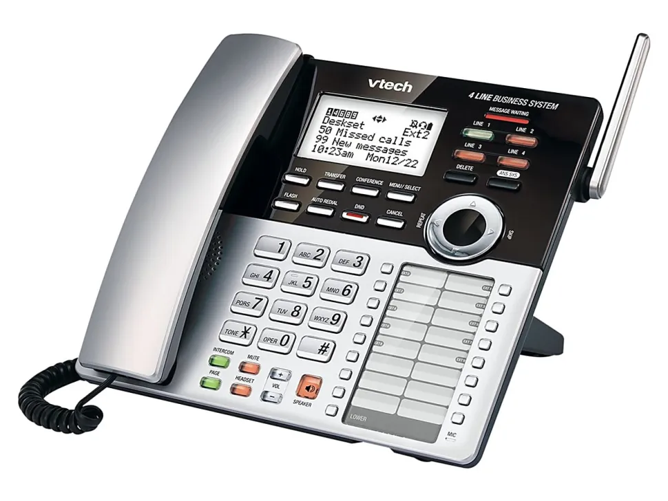 VTech® DECT 6.0 Expansion Deskset For VTech Small Business Main Console, CM18245
