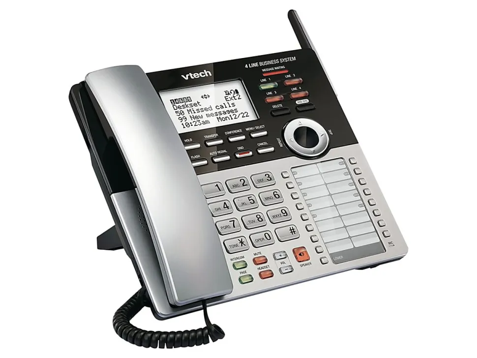 VTech® DECT 6.0 Expansion Deskset For VTech Small Business Main Console, CM18245