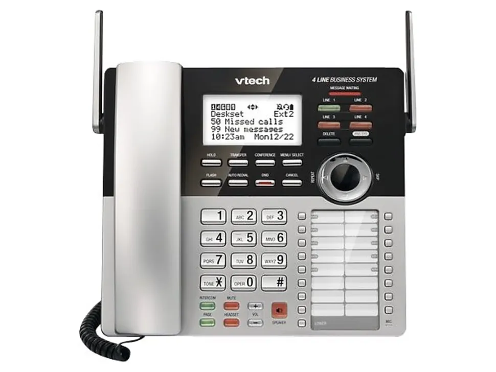 VTech® DECT 6.0 Expansion Deskset For VTech Small Business Main Console, CM18245