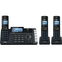 VTech® DS6251-3 DECT 6.0 Expandable 2-Line Cordless Phone With Answering System, 80-1401-00