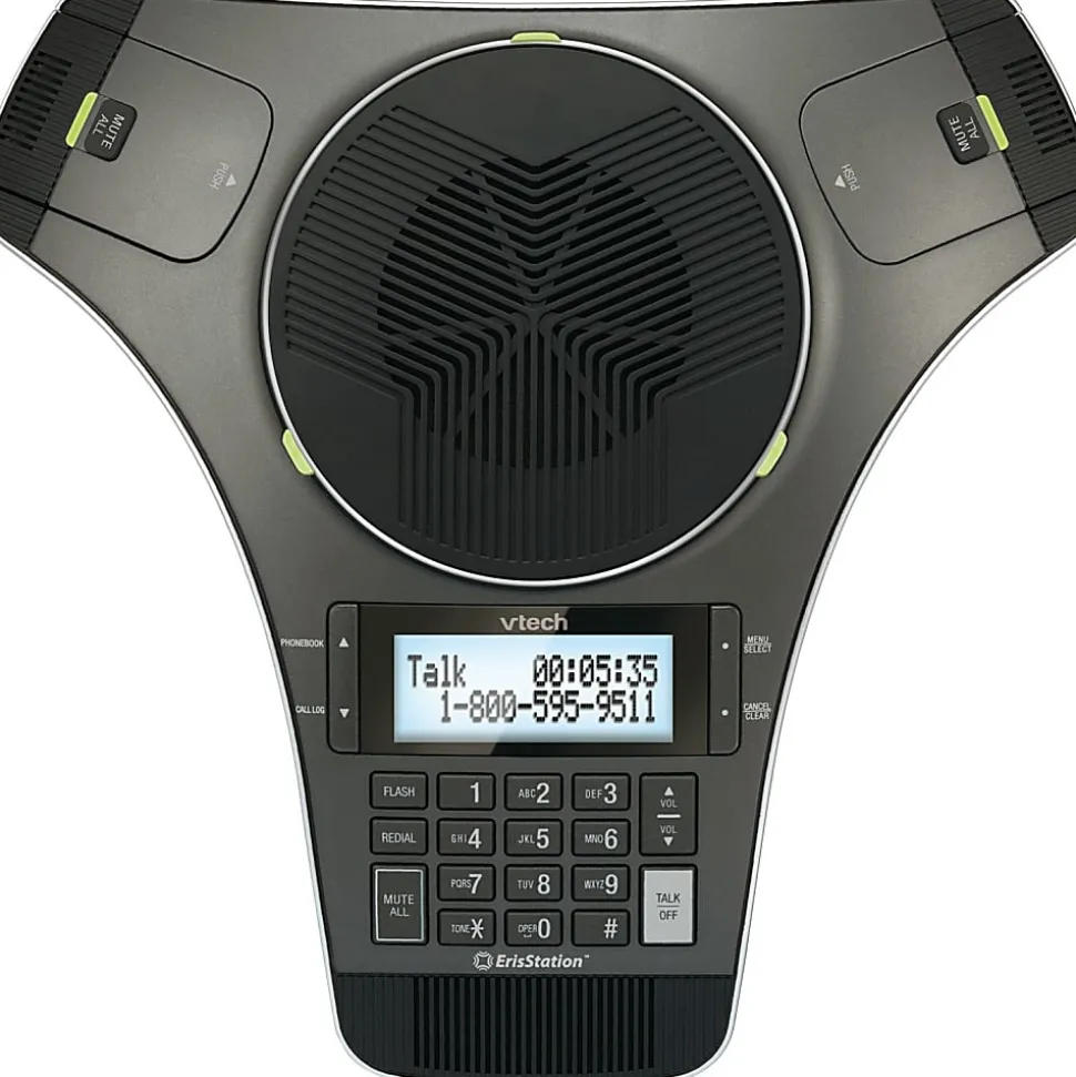 VTech ErisStation VCS702 DECT 6.0 Conference Phone - Gunmetal