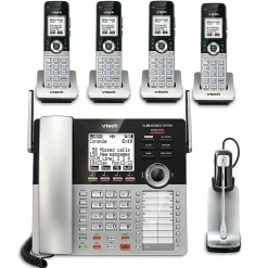 VTech® 4-Line Small Business Office Phone System with 4 CM18045 Handsets
