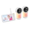 VTech Smart Wi-Fi 1080p 2-Camera 360°-Pan-And-Tilt Video Baby Monitor System With 5" Display, RM77662HD