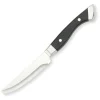 Walco Boston Chop Stainless Steel Steak Knives, 5", Black, Pack Of 12 Knives